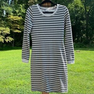 Market & Spruce midi length‎ striped dress SZ Small